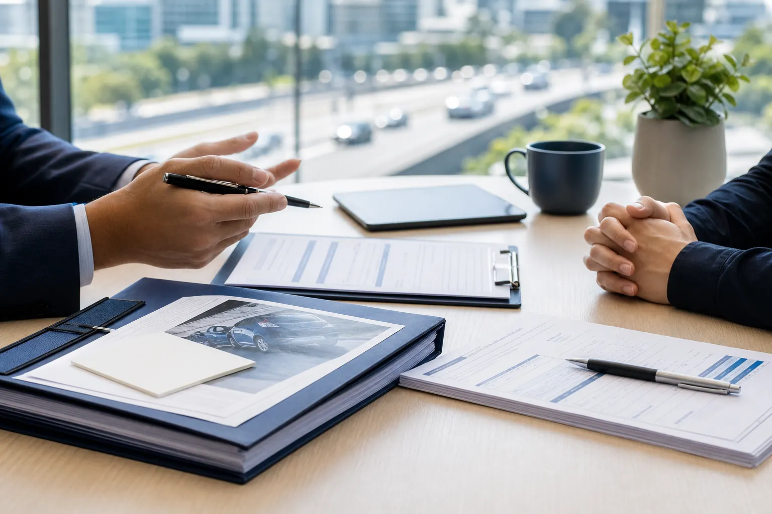 CTP claim documents and motor accident evidence for a Ryde service-area enquiry.