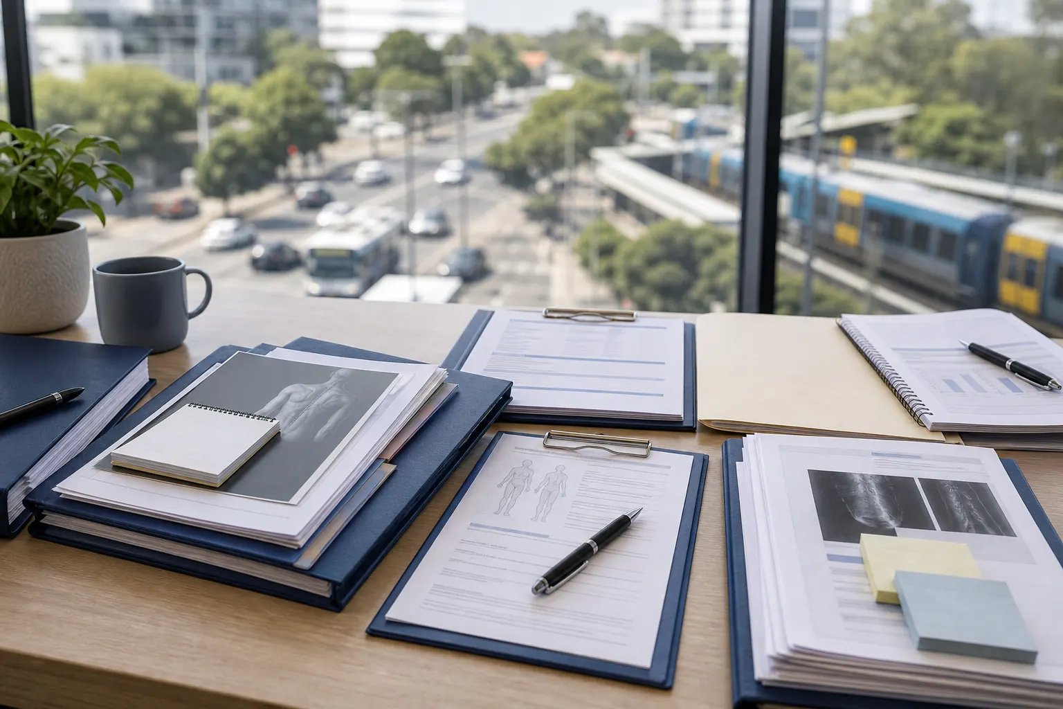 CTP claim documents and motor accident evidence for a Bankstown service-area enquiry.