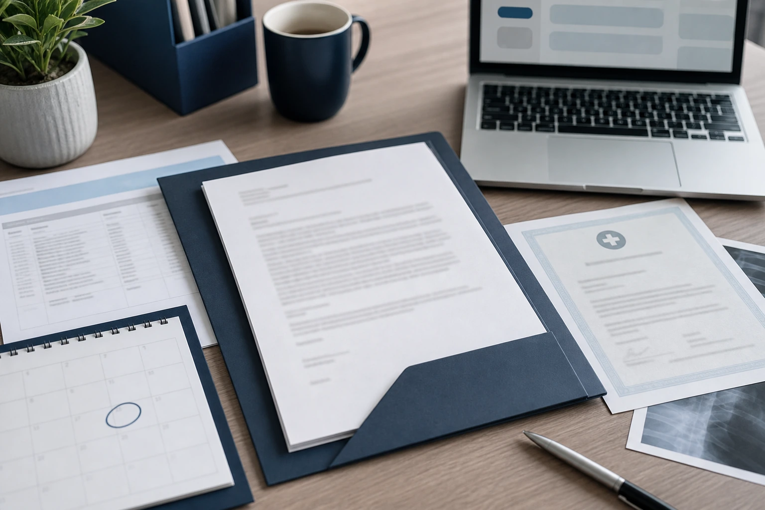 Youi NSW CTP 청구 자료 묶음에 insurer correspondence, medical certificate, PAWE 임금 자료, 치료 증거와 review deadline 자료를 정리한 장면